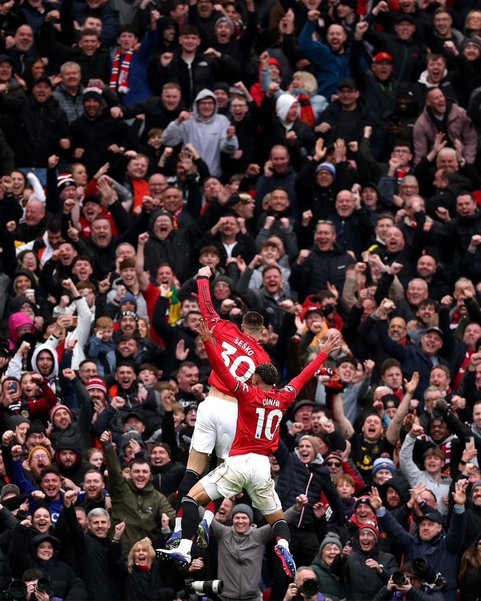 V站体育比分-谢什科本赛季在曼联进球数已上双，近10场打入8球